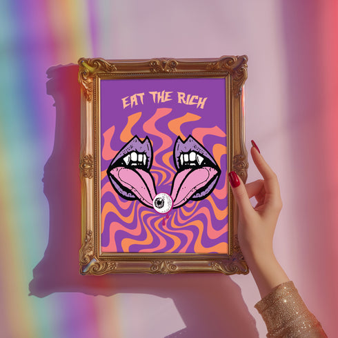 Eat the Rich Fine Art Print